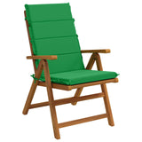 Vidaxl 6-delige hoog rug bhair kussens gemert 100% polyester groen
