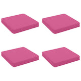 Vidaxl 4-piece zitkussens vught 4 pcs 100% polyester roze