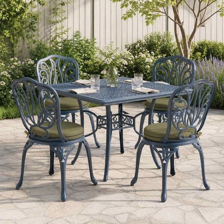 Vidaxl 4-piece zitkussens soest 4 st 100% polyester olijfgroen
