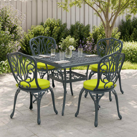 Vidaxl 4-piece zitkussens soest 4 st 100% polyester helder groen