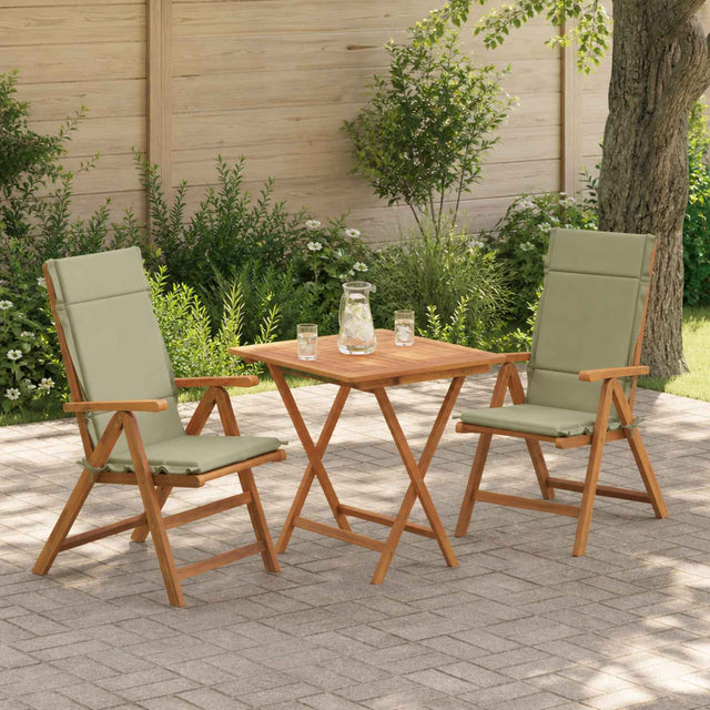 Vidaxl 2-delige hoogrug kussen gemert 2 pcs 100% polyester lichtgroen