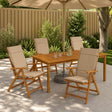 Vidaxl 4-delige hoogrug kussen gemert 4 pcs 100% polyester zand