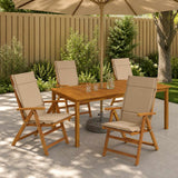 Vidaxl 4-delige hoogrug kussen gemert 4 pcs 100% polyester zand