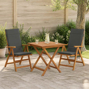 Vidaxl 2-delige hoogrug kussen gemert 2 pcs 100% polyester antraciet
