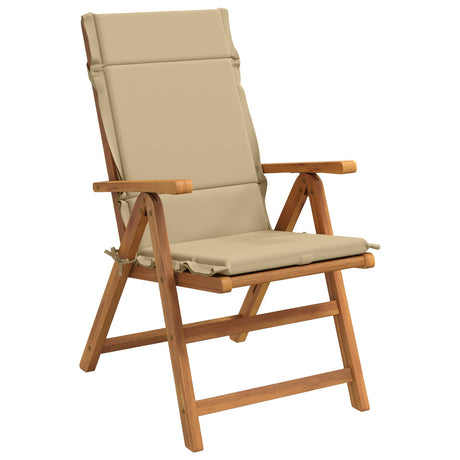 Vidaxl 4-delige hoogrug kussen gemert 4 pcs 100% polyester beige