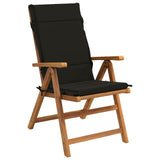 Vidaxl 2-delige hoogrug kussen gemert 2 pcs 100% polyester zwart