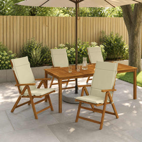 Vidaxl 4-delige hoogrug kussen gemert 4 pcs 100% polyester