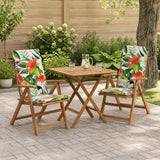 Vidaxl 2-delige hoogrug kussen gemert 2 pcs 100% polyester meerkleurig