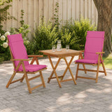 Vidaxl 2-delige hoogrug kussen gemert 2 pcs 100% polyester roze