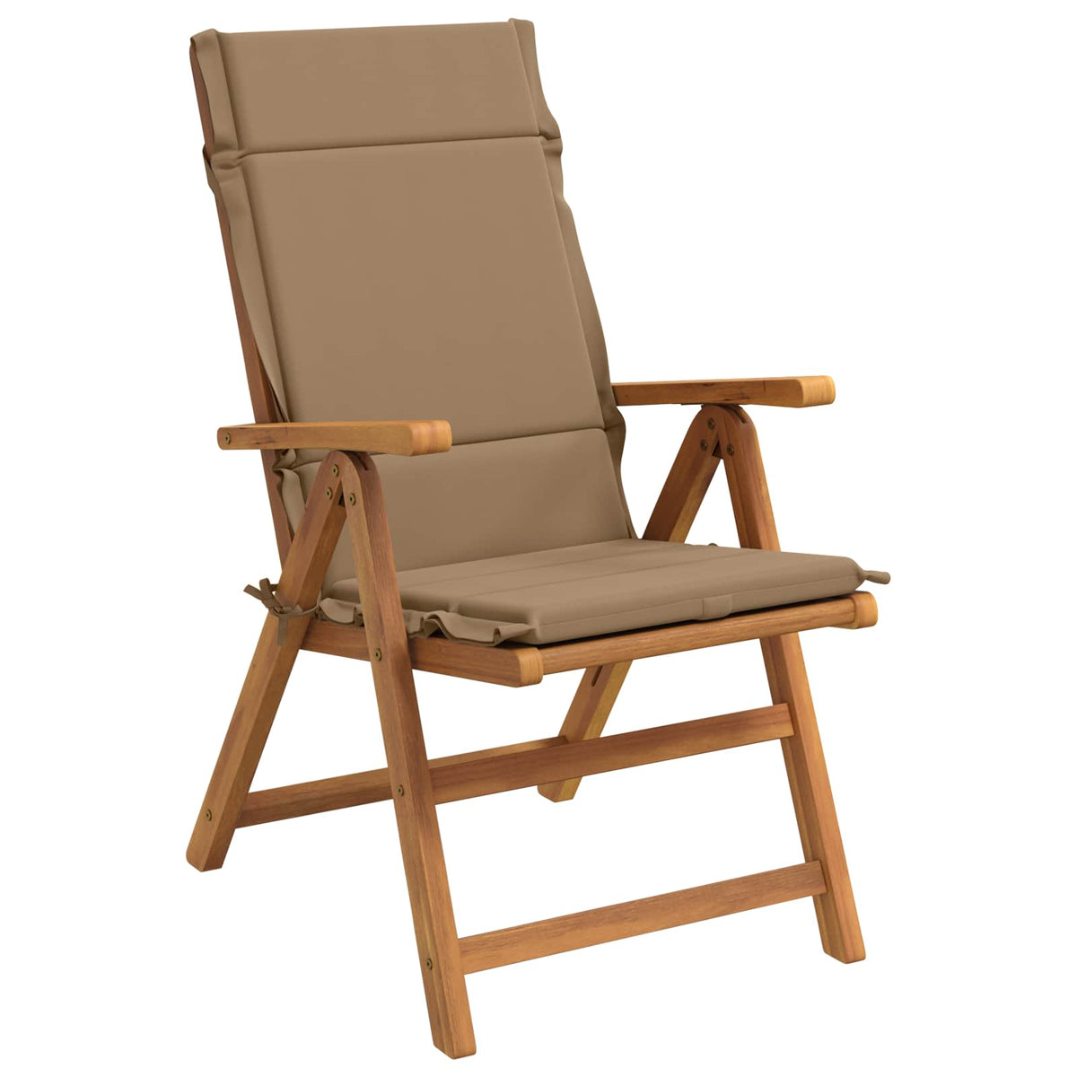Vidaxl 2-delige hoogrug kussen gemert 2 pcs 100% polyester taupe