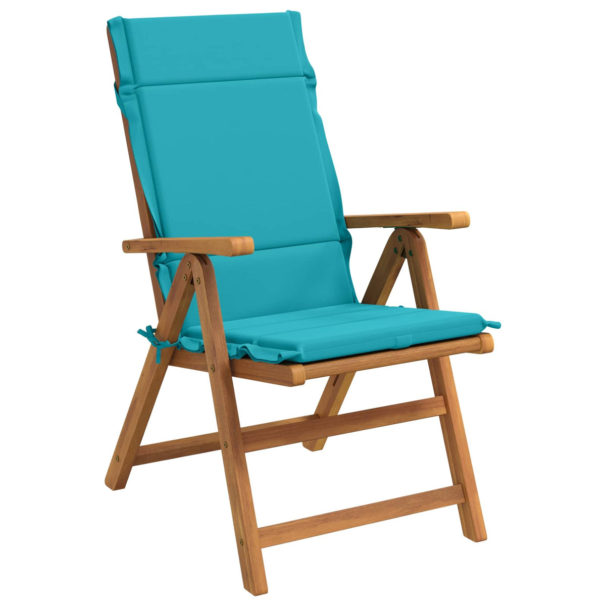Vidaxl 2-delige hoogrug kussen gemert 2 pcs 100% polyester turquoise