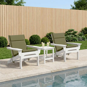 Vidaxl 2-delige hoogrug kussen gemert 2 pcs 100% polyester olijfgroen