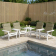 Vidaxl 4-delige hoogrug kussen gemert 4 pcs 100% polyester lichtgroen