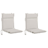 Vidaxl 2-delige hoogrug kussen gemert 2 pcs 100% polyester wit