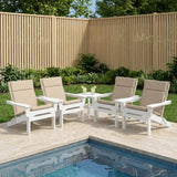 Vidaxl 4-delige hoogrug kussen gemert 4 pcs 100% polyester