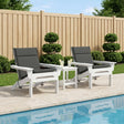 Vidaxl 2-delige hoogrug kussen gemert 2 pcs 100% polyester antraciet