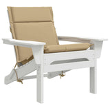 Vidaxl 4-delige hoogrug kussen gemert 4 pcs 100% polyester beige