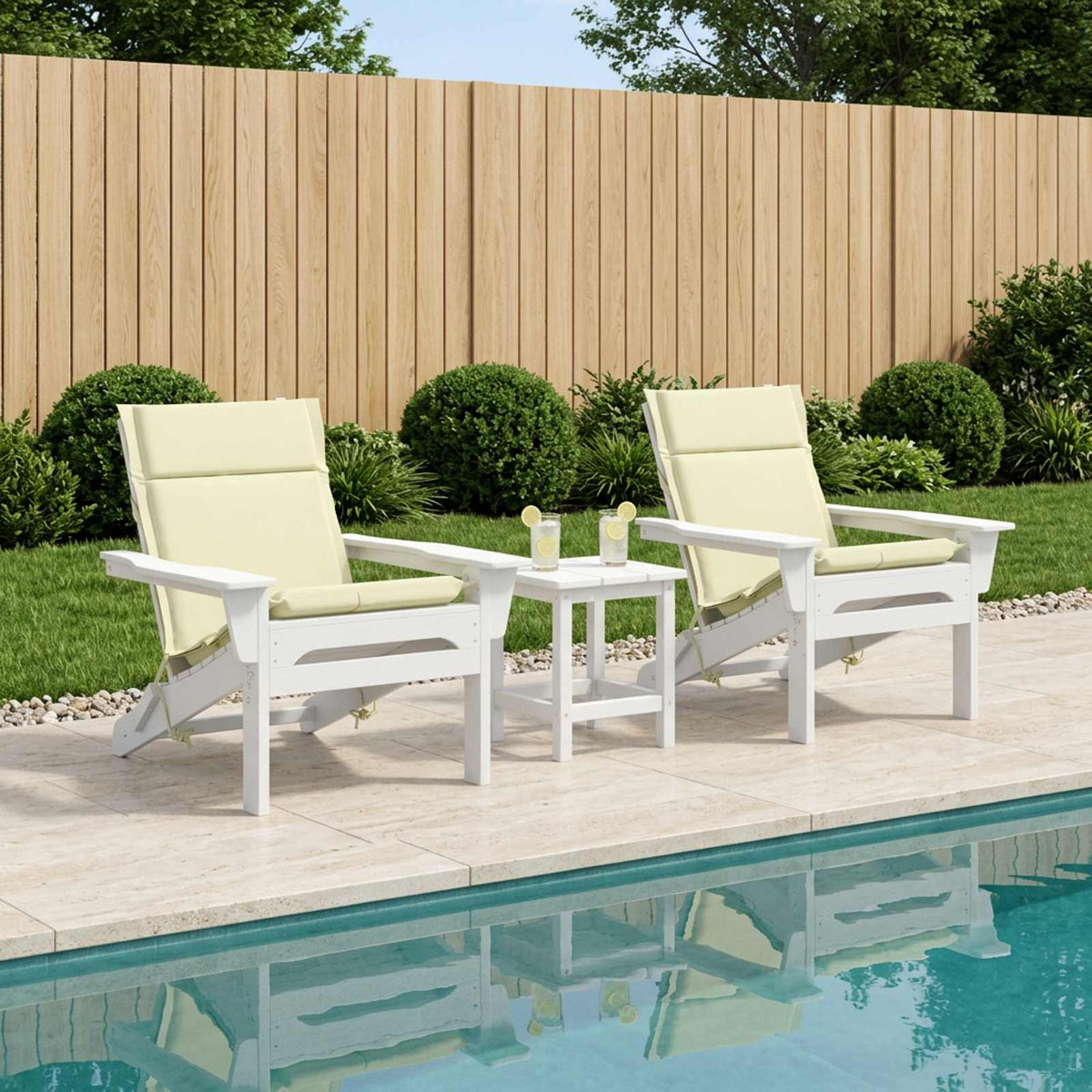 Vidaxl 2-delige hoogrug kussen gemert 2 pcs 100% polyester