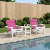 Vidaxl 2-delige hoogrug kussen gemert 2 pcs 100% polyester roze