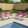 Vidaxl 6-delige hoogrug kussen gemert 6 pcs 100% polyester roze