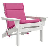 Vidaxl 4-delige hoogrug kussen gemert 4 pcs 100% polyester roze