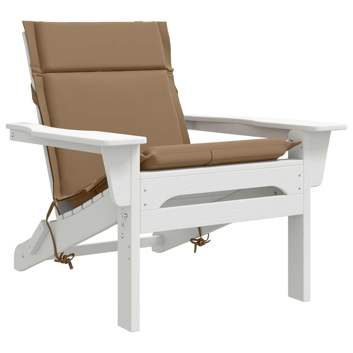 Vidaxl 2-delige hoogrug kussen gemert 2 pcs 100% polyester taupe