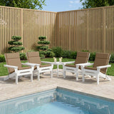 Vidaxl 4-delige hoogrug kussen gemert 4 pcs 100% polyester taupe