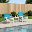 Vidaxl 2-delige hoogrug kussen gemert 2 pcs 100% polyester turquoise