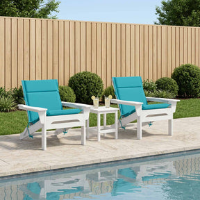 Vidaxl 2-delige hoogrug kussen gemert 2 pcs 100% polyester turquoise