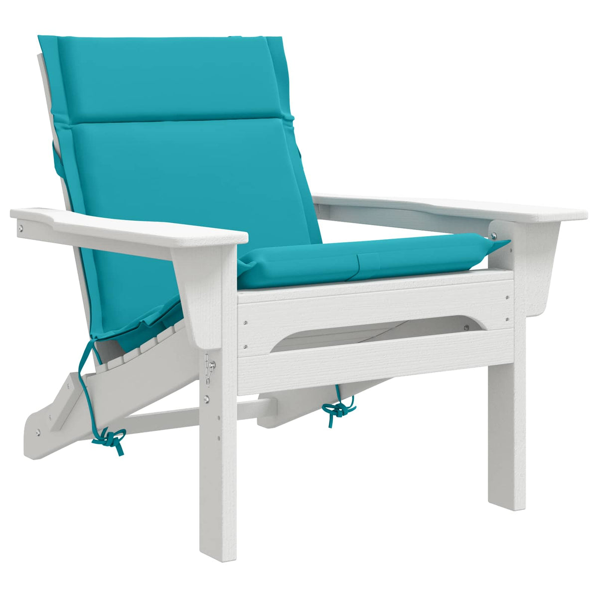 Vidaxl 2-delige hoogrug kussen gemert 2 pcs 100% polyester turquoise
