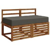 Vidaxl zitkussen soest 100% polyester grijs 120 x 60 x 15 cm