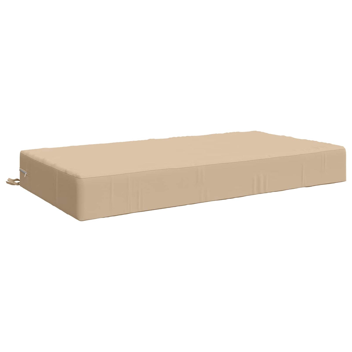 Vidaxl zitkussen soest 100% polyester crèmekleurig 120 x 60 x 15 cm
