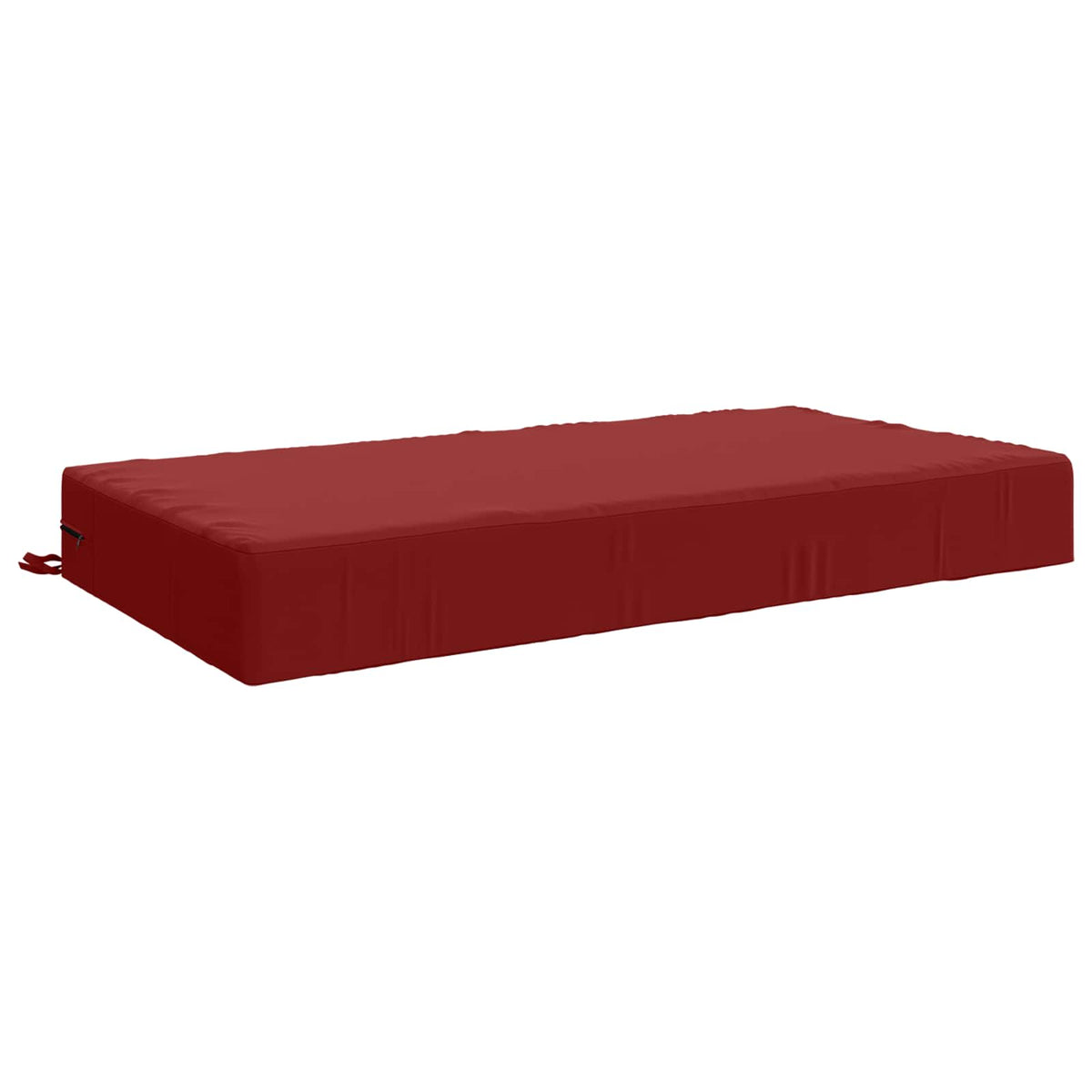Vidaxl zitkussen soest 100% polyester wijnrood 120 x 60 x 15 cm