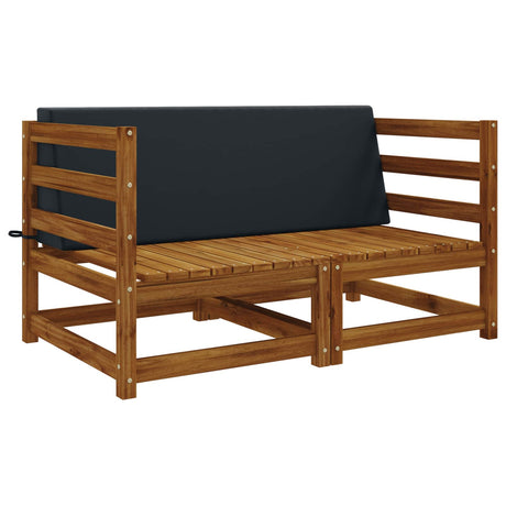 Vidaxl rugkussen soest 100% polyester donkerblauw 120 x 20 x 40 cm
