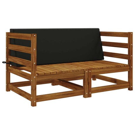 Vidaxl rugkussen soest 100% polyester zwart 120 x 20 x 40 cm