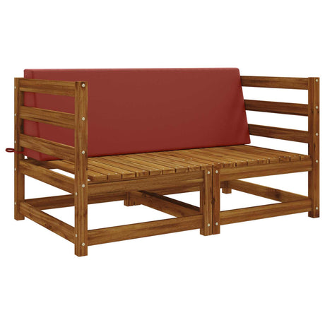 Vidaxl rugkussen soest 100% polyester rood 120 x 20 x 40 cm