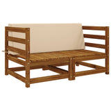 Vidaxl rugkussen soest 100% polyester crèmekleurig 120 x 20 x 40 cm