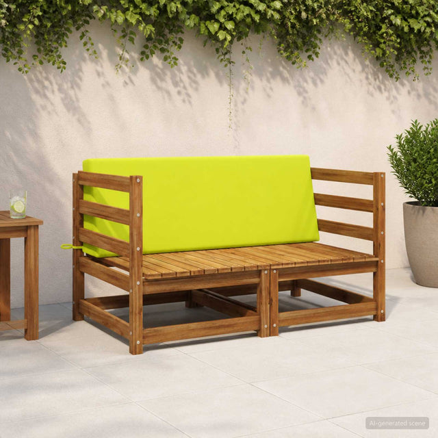Vidaxl rugkussen soest 100% polyester heldergroen 120 x 20 x 40 cm