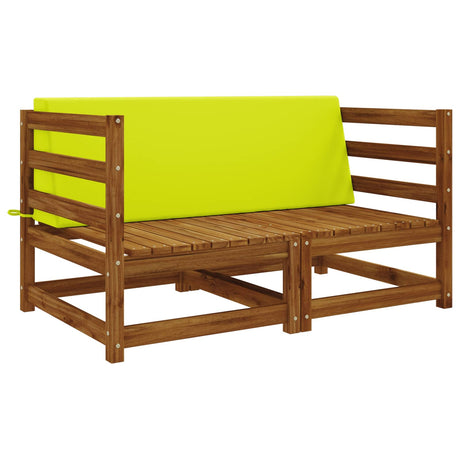 Vidaxl rugkussen soest 100% polyester heldergroen 120 x 20 x 40 cm