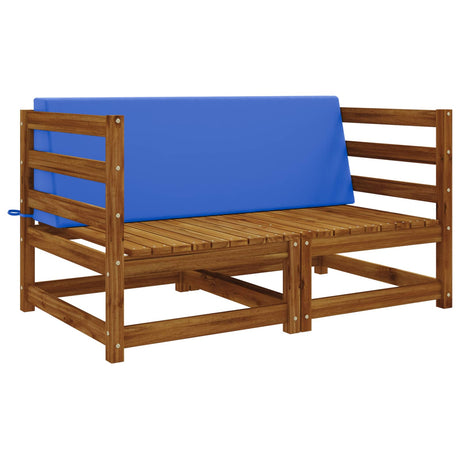 Vidaxl rugkussen soest 100% polyester koningsblauw 120 x 20 x 40 cm