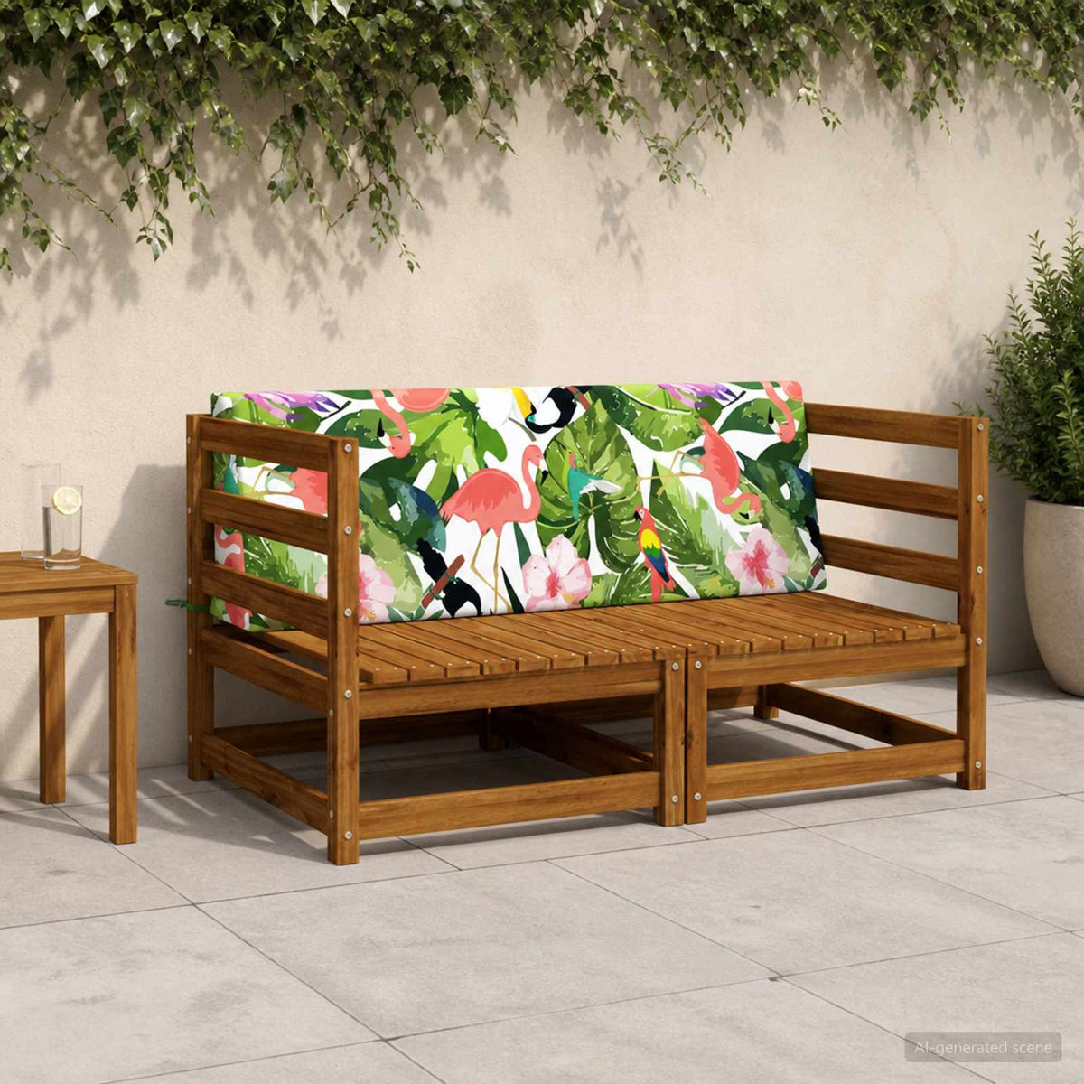 Vidaxl rugkussen soest 100% polyester meerkleurig 120 x 20 x 40 cm