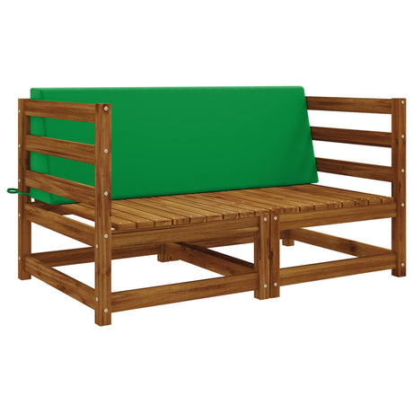 Vidaxl rugkussen soest 100% polyester groen 120 x 20 x 40 cm