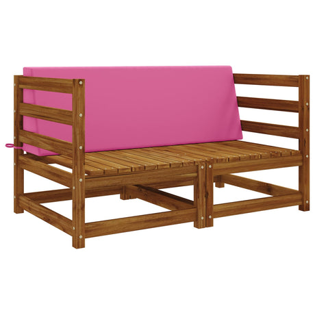 Vidaxl rugkussen soest 100% polyester roze 120 x 20 x 40 cm