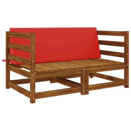 Vidaxl rugkussen soest 100% polyester rood 120 x 20 x 40 cm
