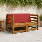Vidaxl rugkussen soest 100% polyester wijnrood 120 x 20 x 40 cm