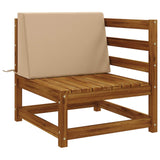 Vidaxl rugkussen soest 100% polyester zand 60 x 20 x 40 cm