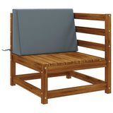 Vidaxl rugkussen soest 100% polyester blauw 60 x 20 x 40 cm