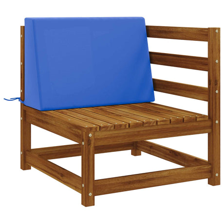 Vidaxl rugkussen soest 100% polyester koningsblauw 60 x 20 x 40 cm