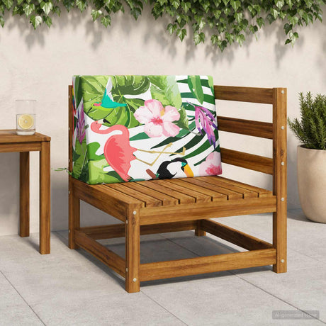 Vidaxl rugkussen soest 100% polyester meerkleurig 60 x 20 x 40 cm