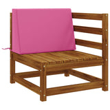 Vidaxl rugkussen soest 100% polyester roze 60 x 20 x 40 cm